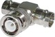 Ultimax Converter BNC male to BNC 2x female Silver 1pcs