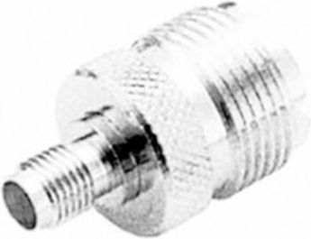 Ultimax V7839 SMA Female to Coaxial Female Converter Silver