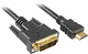 Sharkoon Cable DVI-D male - HDMI male 3m