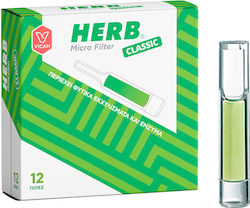 Herb Micro Filter Φίλτρα για Κλασσικό Τύπο Τσιγάρου 12 Τεμάχια Herb Micro Filter Φίλτρα για Κλασσικό Τύπο Τσιγάρου 12 Τεμάχια