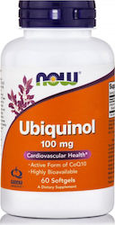 Now Foods Убихинол 100 mg 60 меки капсули