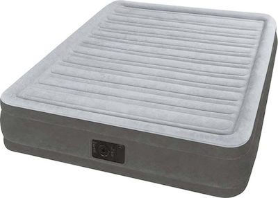 Intex Camping Air Mattress Double with Embedded Electric Pump Full Plush 191x137x23cm