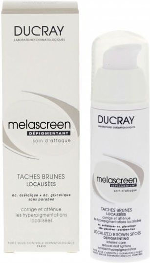 Ducray Melascreen Emulsie de Zi de Față pentru Imperfecțiuni, Pete Pigmentare și Albire 30ml