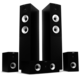 Jamo S 526 HCS Black Ash