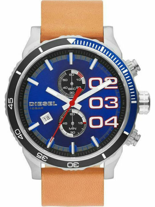 Diesel Herrenuhr 48mm Chronograph Batterie mit ...