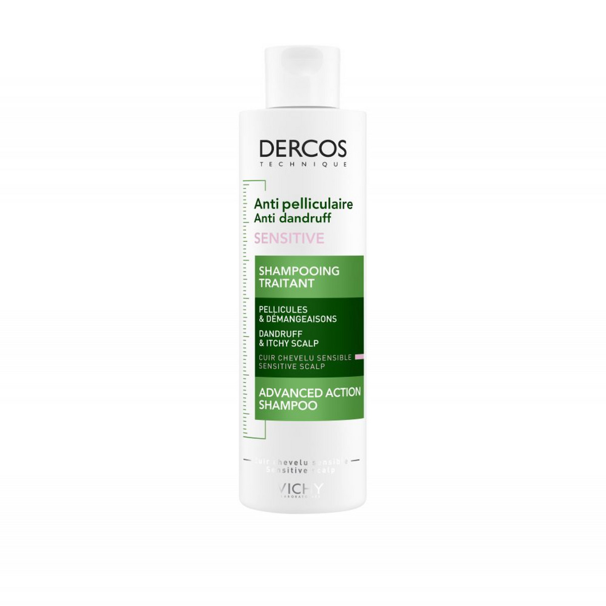 Vichy Dercos Anti Dandruff Sensitive Σαμπουάν για Ευαίσθητο Τριχωτό κατά της Πιτυρίδας & της Ξηροδερμίας για Όλους τους Τύπους Μαλλιών 200ml
