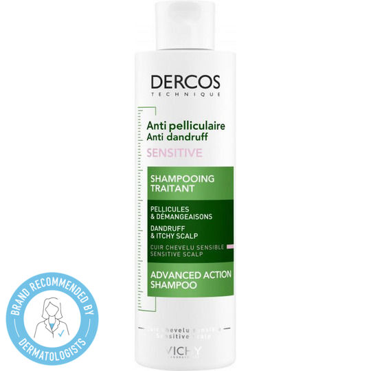 Vichy Dercos Anti Dandruff Sensitive Шампоан за Чувствителен Скалп против Пърхот и Суха Кожа за Всички Типове Коса 200ml