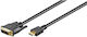 Goobay Kabel DVI-D-Stecker - HDMI-Stecker 2m Schwarz (51580)
