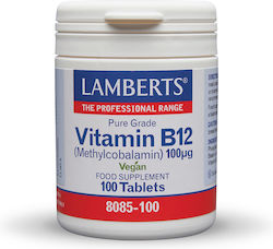 Lamberts Vitamin B12 Βιταμίνη 100mcg 100 ταμπλέτες