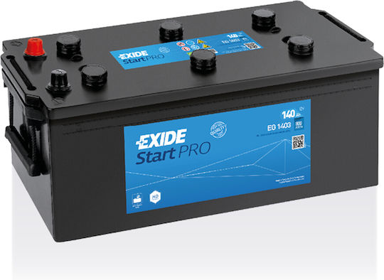 Exide Baterie Camion cu Capacitate 140Ah și CCA 800A