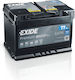 Exide Batterie Boot / Auto mit Kapazität 77Ah und CCA 760A