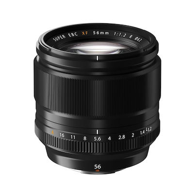 Fujifilm Crop Camera Lens XF56mmF1.2 R Steady for Fujifilm X Mount Black