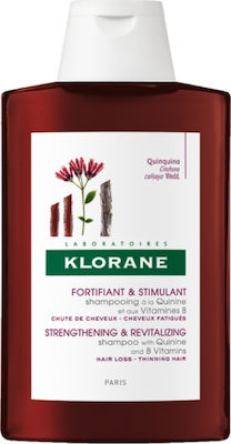 Klorane Quinine Strengthening & Revitalizing Shampoos Against Hair Loss for All Hair Types 200ml