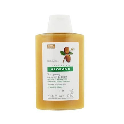 Klorane Dattier Șampoane de Reconstrucție/Nutriție pentru Păr Uscat 1x200ml