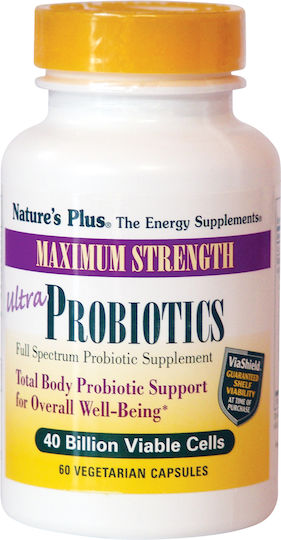 Nature's Plus Probiotics Ultra with Probiotics and Prebiotics 30 veg. caps