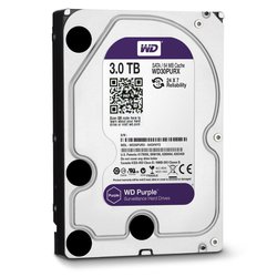 Western Digital Purple Surveillance 3TB HDD Hard Disk 3.5" SATA III 5400rpm cu 64MB Cache pentru Recorder