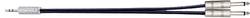Silk Road Cable 2 x 6.3mm male - 3.5mm male 3m (CYC18)