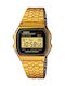 Casio Digital Watch Battery with Gold Metal Bracelet