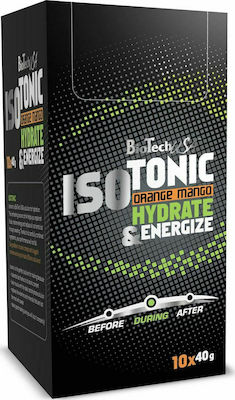 Biotech USA IsoTonic Hydrate & Energize Orange Mango 10x40gr