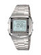 Casio Digital Uhr Batterie mit Silber Metallarmband