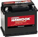 Hankook Batterie Auto MF55559 mit Kapazität 55Ah und CCA 480A