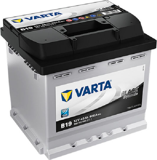 Varta Car Battery Black Dynamic with 45Ah Capacity and 400A CCA