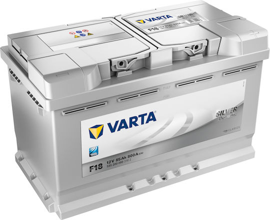 Varta Μπαταρία Αυτοκινήτου Silver Dynamic F18 με Χωρητικότητα 85Ah και CCA 800A