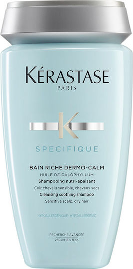 Kérastase Specifique Bain Riche Dermo-Calm Șampon pentru Scalp Sensibil pentru Păr Uscat 250ml