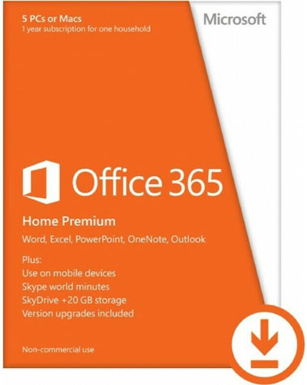 Microsoft 365 Personal Multilingual compatible with Mac/Windows in Electronic license for 5 Users and 1 Year of use 6GQ-00092