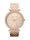 Michael Kors Darci Γυναικείο Ρολόι 39mm Μπαταρίας με Ροζ Χρυσό Μεταλλικό Μπρασελέ
