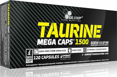 Olimp Sport Nutrition Taurine Mega Caps 1500mg 120 Mützen Ungesüßt