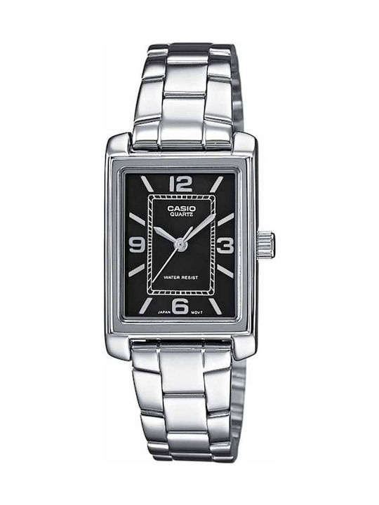 Casio Women's Watch with Silver Metal Bracelet