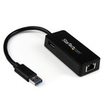 StarTech USB31000SPTB USB Adaptor de rețea pentru conexiune cablată Gigabit Ethernet