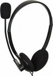 Gembird Auf dem Ohr Multimedia-Headsets mit Mikrofon und Verbindung 3,5 mm Klinke in Schwarz Farbe MHS-123