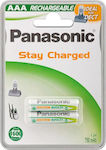 Panasonic Stay Charged Επαναφορτιζόμενες Μπαταρίες AAA Ni-MH 750mAh 1.2V 2τμχ