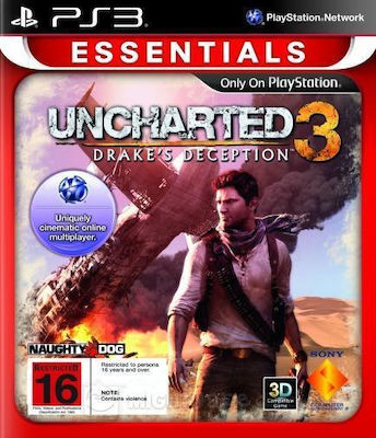 Uncharted 3: Drake's Deception Essentials Edition PS3 Game (Used)