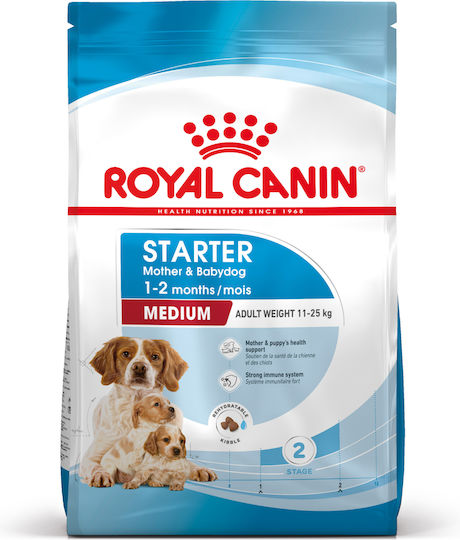 Royal Canin Starter Mother & Babydog Medium 4kg Dry Food for Medium Breed Puppies with Chicken and Rice