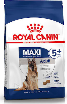 Royal Canin Maxi Adult 5+ 4kg Hrană Uscată pentru Câini Adulți de Rase Mari cu Porumb, Orez și Pui