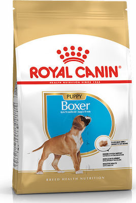 Royal Canin Puppy Boxer 12kg Hrană Uscată pentru Cățeluși de Rase Medii cu Păsări de curte și Orez