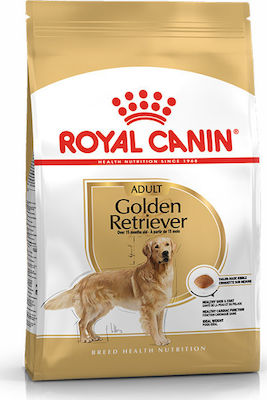 Royal Canin Adult Golden Retriever 3kg Hrană Uscată pentru Câini Adulți de Rase Mari cu Porumb, Păsări de curte și Orez