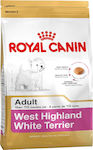 Royal Canin West Highland White Terrier Adult 3kg Trockenfutter für erwachsene Hunde kleiner Rassen mit Reis, Mais und Huhn