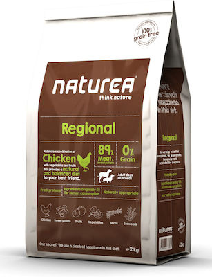 Naturea Regional 2kg Hrană Uscată fără Cereale pentru Câini Adulți cu Pui