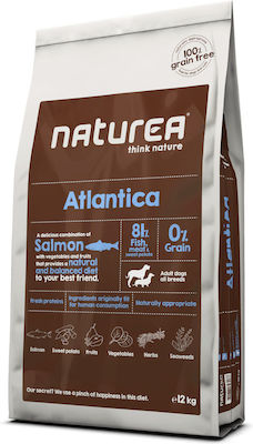 Naturea Atlantica 12kg Ξηρά Τροφή χωρίς Σιτηρά για Ενήλικους Σκύλους με Πατάτες και Σολομό