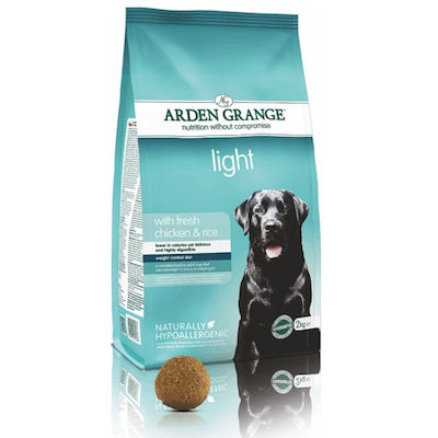 Arden Grange Light 6kg Dry Food Diet for Adult Dogs with Rice and Chicken