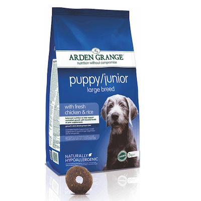 Arden Grange Puppy/Junior Large 2kg Ξηρά Τροφή για Κουτάβια Μεγαλόσωμων Φυλών με Ρύζι