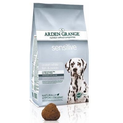 Arden Grange Sensitive 12kg Ξηρά Τροφή για Ενήλικους Σκύλους με Πατάτες και Ψάρια