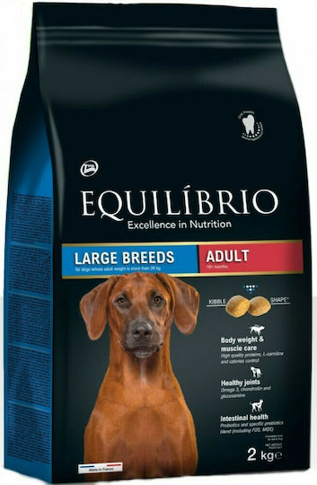 Equilibrio Adult Large Agile 2kg Hrană Uscată pentru Câini Adulţi de Rase Mari cu Pui