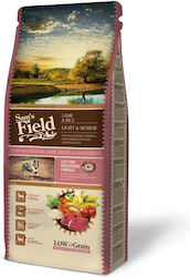 Sam's Field Light Senior 13kg Dry Food Diet, with Few Grains for Senior Dogs with Lamb and Rice