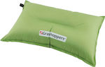 Grasshoppers Plus Αυτοφούσκωτο Μαξιλάρι Camping Πράσινο 42x25εκ.