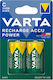 Varta Rechargeable Accu Επαναφορτιζόμενες Μπαταρίες C Ni-MH 3000mAh 1.2V 2τμχ